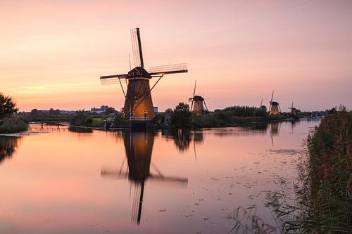 Zonsondergang Kinderdijk