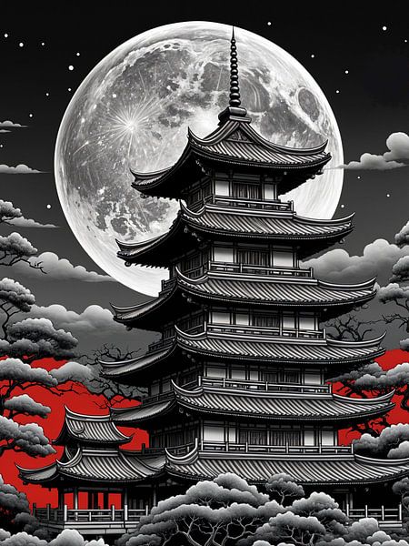 Japan Temple by Rizal Azhari