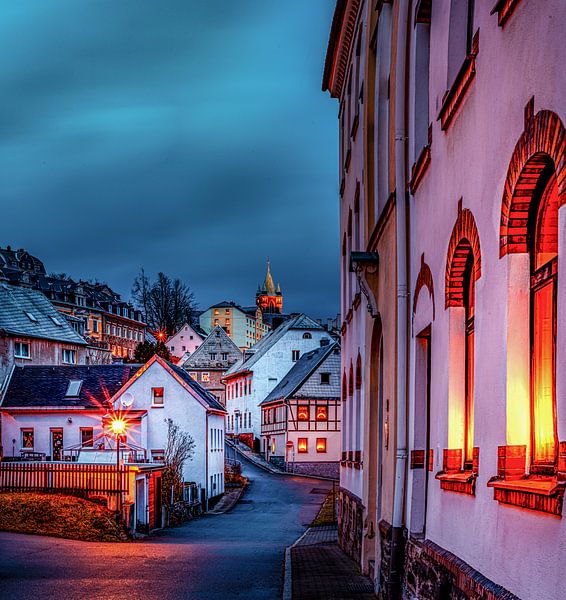 Annaberg Buchholz Blaue Stunde Weihnachten von Johnny Flash