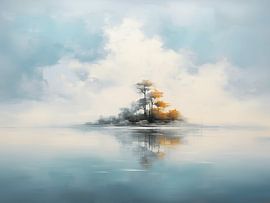 Kleine Insel, Öl von ColorWorldwide