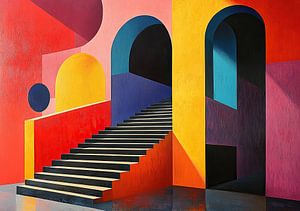 Surrealismus Architektur Design Geometrie