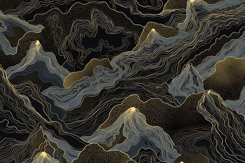 Berglandschap van Wall Wonder