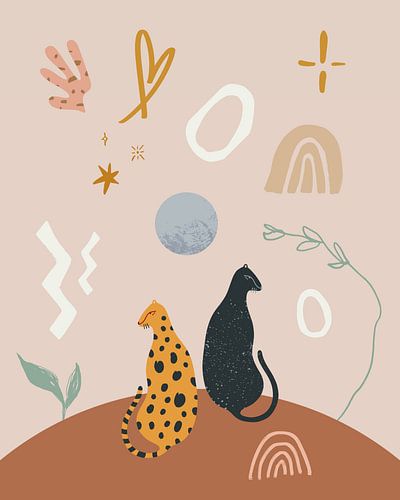 Illustration böhmische Felinen