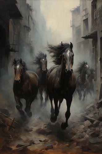 Stedelijke Onstuimigheid: De Galop Door Grijs