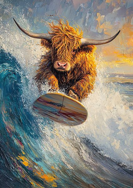 Highland Cow von Niklas Maximilian