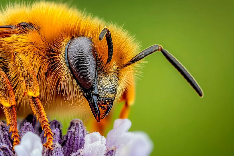 Bee in close-up by Poster Art Shop