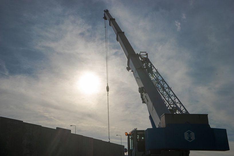 Kraan langs A9 bij Amsterdam von Marcel Steinbach