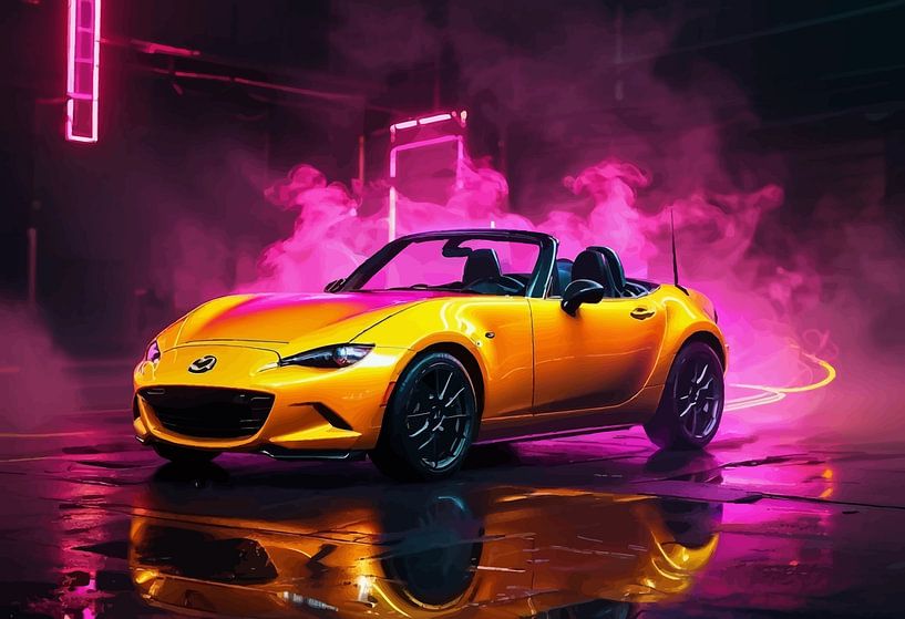 Mazda MX-5 Miata - Träumerei bei Nachtfahrt von MIROKKU