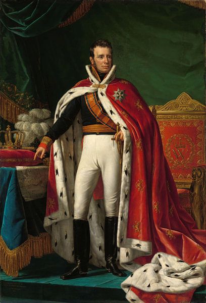 Portrait de Guillaume Ier, roi des Pays-Bas, Joseph Paelinck par Des maîtres magistraux