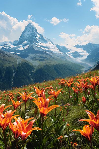 Sommerglanz über den Alpen von fernlichtsicht