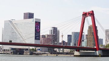 Rotterdam met Willemsbrug van Piet van Rijswijk