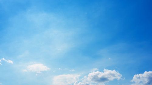 Blauer Himmel mit Wolken