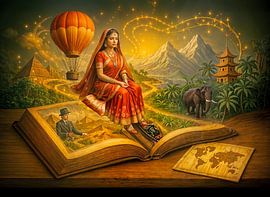 World journey from classic travel book