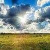 Zon boven oude, Zeeuwse polder van Dirk Huckriede