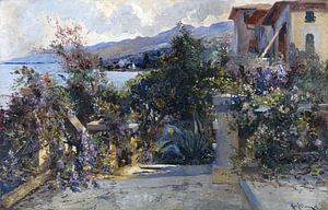 Küstenlandschaft bei Abbazia, LEO VON LITTROW, Um 1890