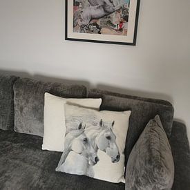 Customer photo: Fly the white horse by Michiel Folkers