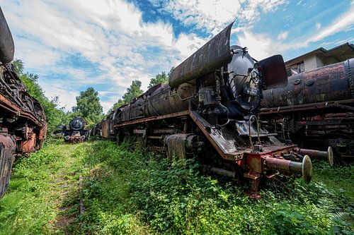 Rostige Giganten der Schiene