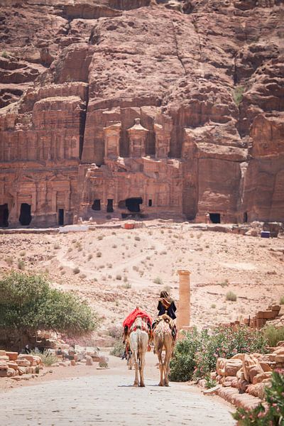 Jordanie / Petra / Architecture historique / Photographie de voyage par Jikke Patist