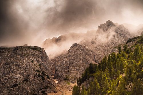 Mystische Berglandschaft in Kärnten