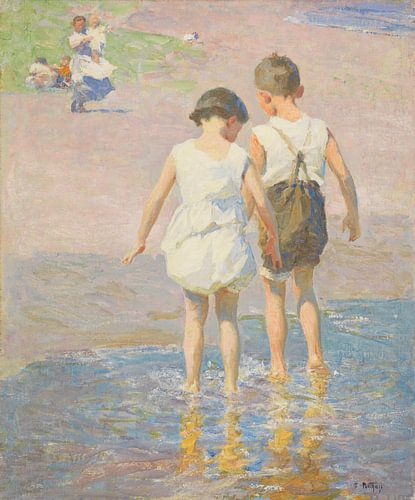 Edward Henry Potthast~Bruder und Schwester