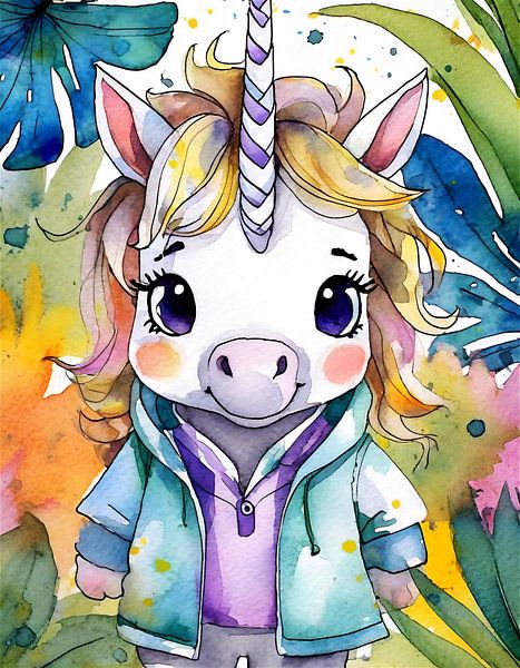 rainbow unicorn by Martin Mol