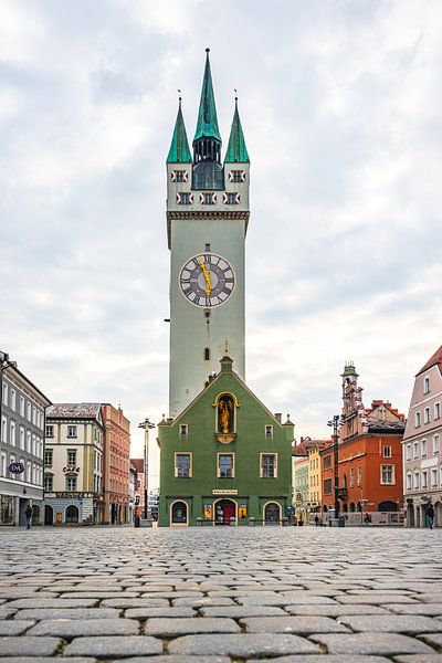 Stad Straubing Stadsplein van Thilo Wagner