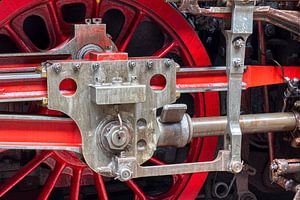 HDR treinwiel stoomlocomotief