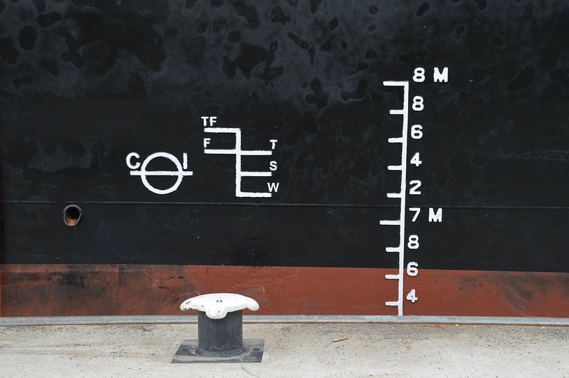 Schiff Rotterdamer Hafen von Marieke van der Hoek-Vijfvinkel