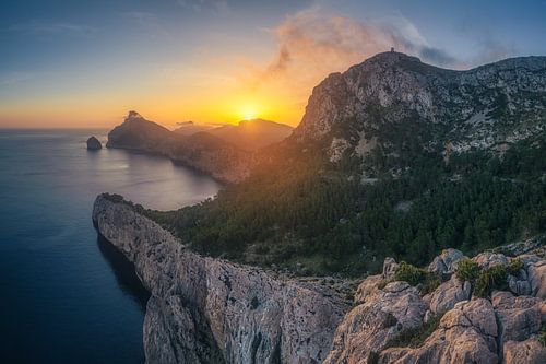 Spanje Mallorca Formentor Panorama Zonsopgang
