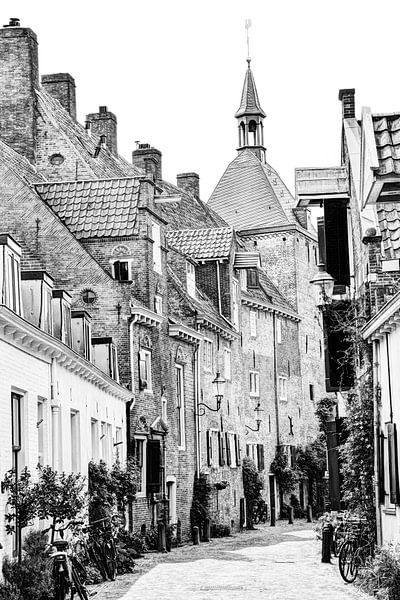 Amersfoort Utrecht Niederlande Schwarz und Weiß von Hendrik-Jan Kornelis