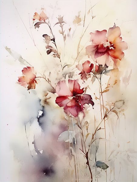 Fading Flowers van Bianca Bakkenist