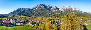 Ellmau mit Panorama vom Wilden Kaiser von Voss Fine Art Fotografie