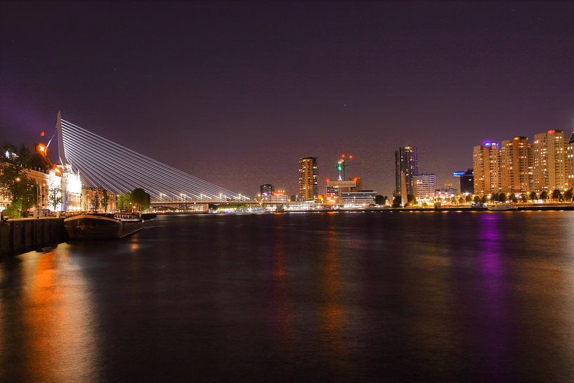 &quot;The Maas in nocturnal Rotterdam. by Capture the Moment 010