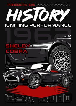 Shelby Cobra CSX 8000 Muscle Car sur Adam Khabibi