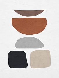 Moderne Abstrakte Organische Geometrische