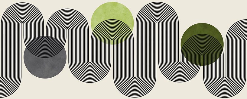 Linien und Kreise I von Vitor Costa
