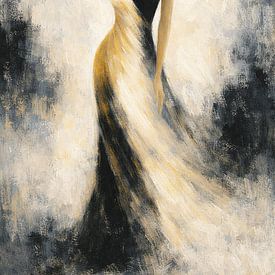 Silhouette féminine mystérieuse sur Digital Picture Art