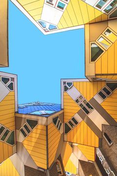 Maisons Cube Rotterdam sur Frans Nijland