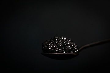 spoon with caviar
