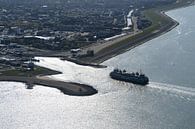 Veerhaven en boot Den Helder-Texel van Roel Ovinge thumbnail
