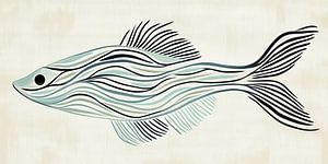 Fisch abstrakt 8