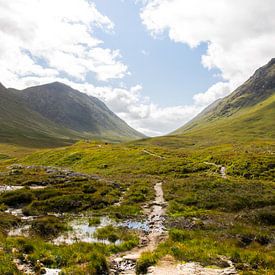 Glen Coe in Schotland van Reis Genie