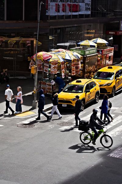Bezig Straatbeeld van New York van Jesse Wetzer