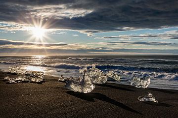 Diamantstrand in IJsland van Dieter Meyrl