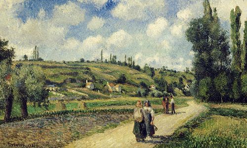 Camille Pissarro,Landschap in de buurt van Pontoise