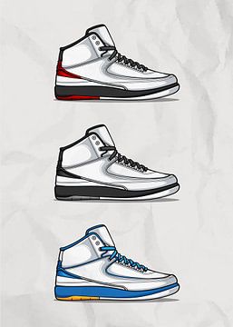 Air Jordan 2 Retro Sneakercollectie van Adam Khabibi