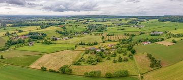 Drone panorama van Epen in Zuid-Limburg van John Kreukniet