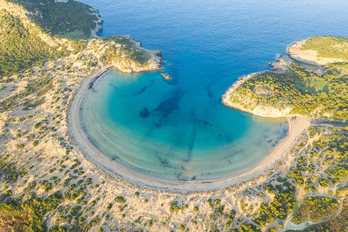 Plage en forme de fer à cheval