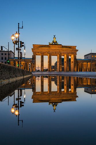 Brandenburger Poort gespiegeld