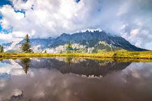 Bergmeer op de Hochkeil in Oostenrijk van Ilya Korzelius